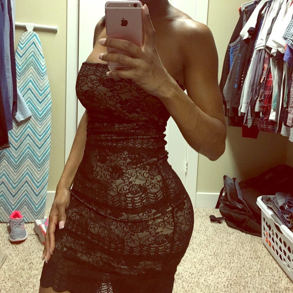 Strapless dress