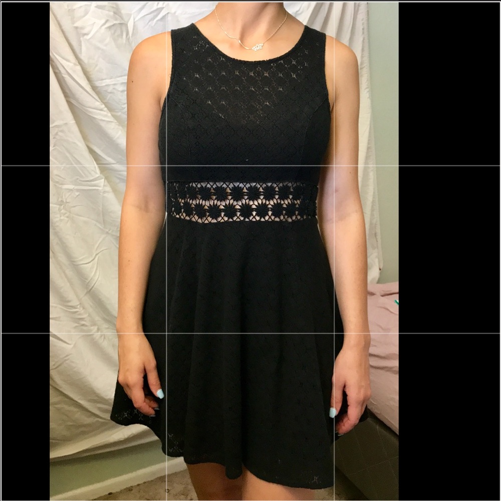 Free People // Daisy Black Dress