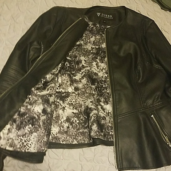 Guess Leather Jacket - Picture 2 of 4