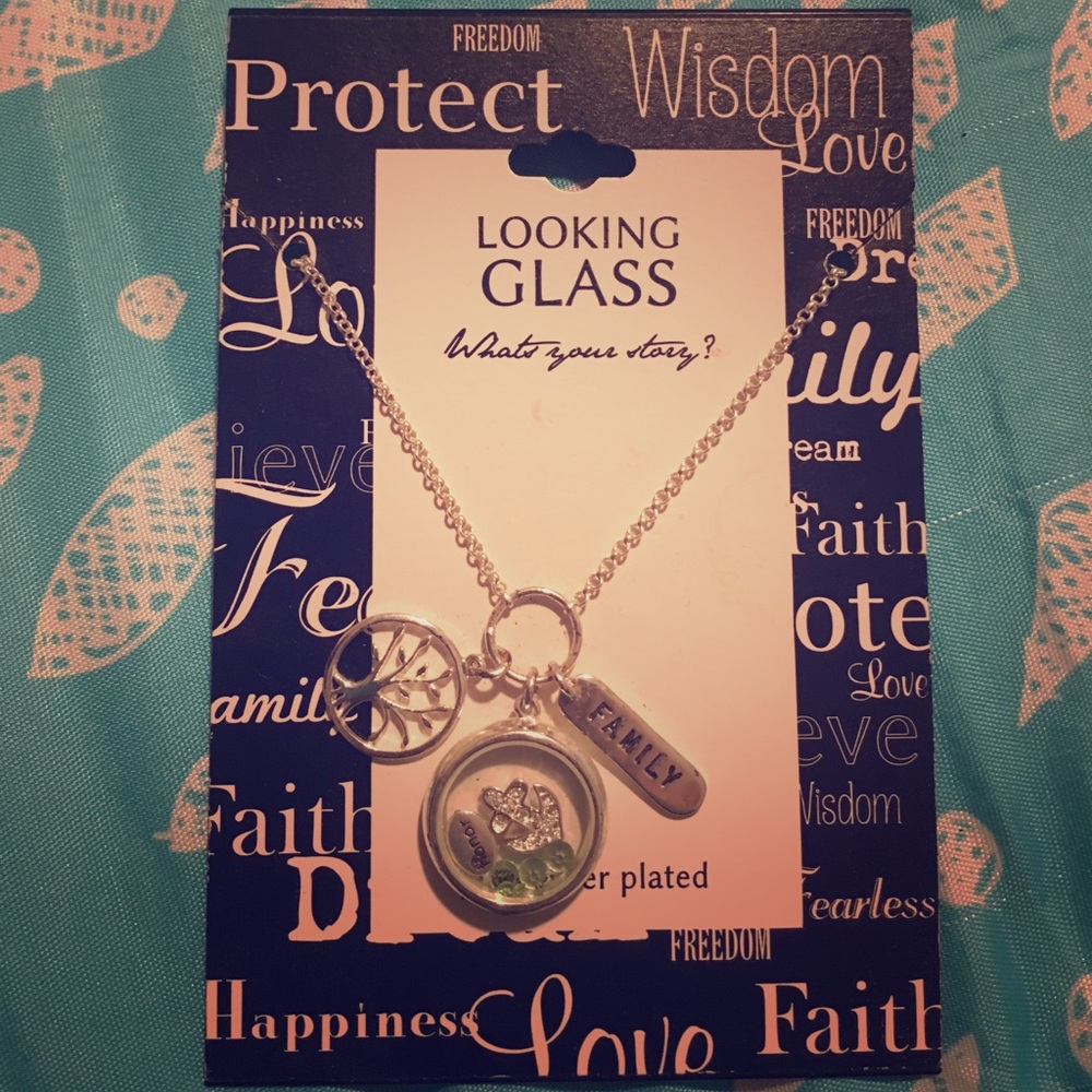 Pure silver plated necklace