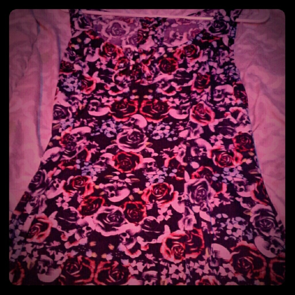 Skull and Rose Dress