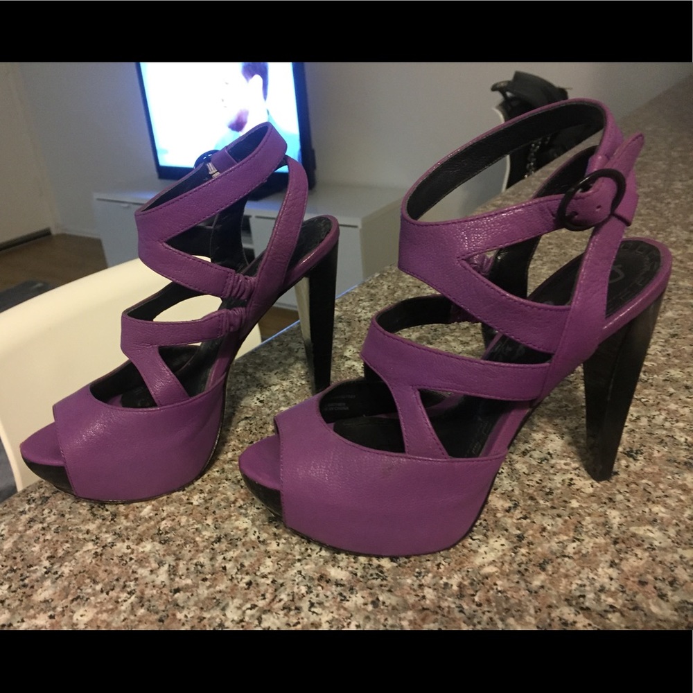 Alice & Olivia Purple Heels
