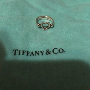 Tiffany & co Elsa peretti open heart ring