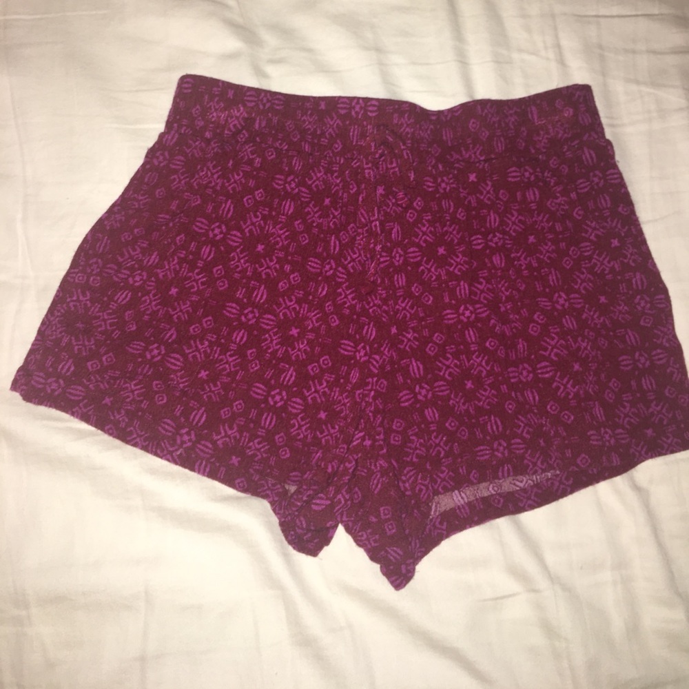 Adorable Maroon Shorts Size XS