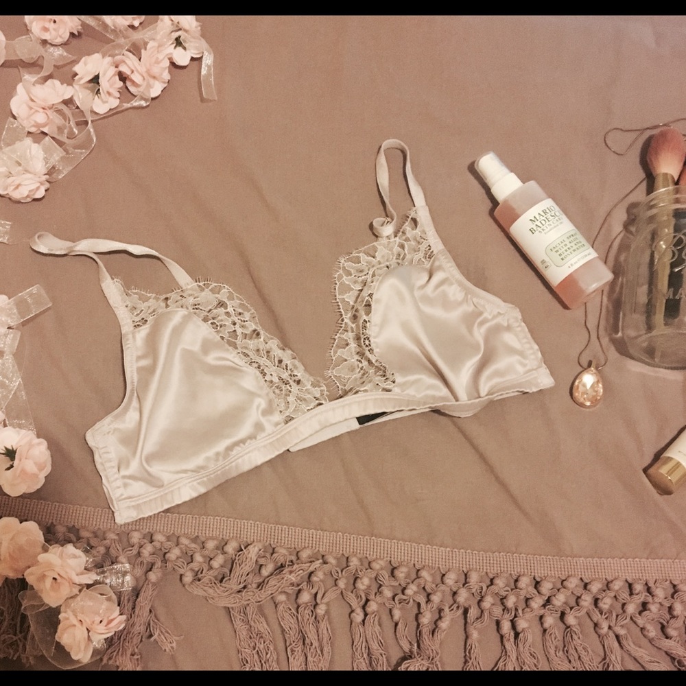 Silk bralette