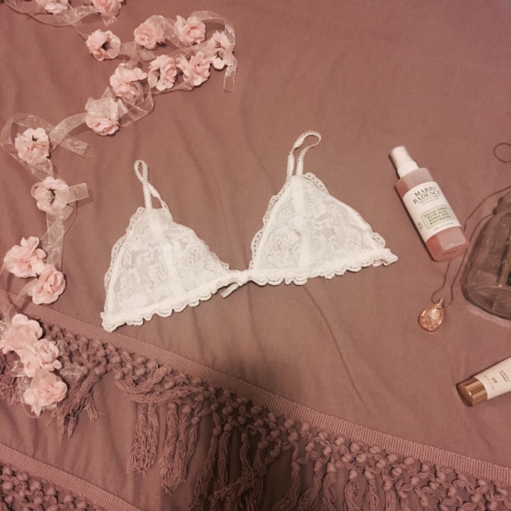 Delicate lace bralette