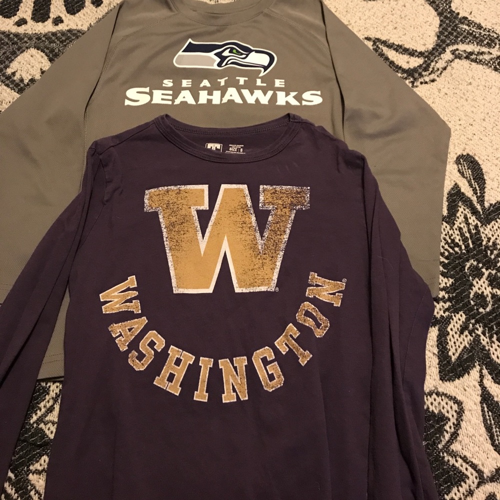 set of 2 long sleeve boys shirts