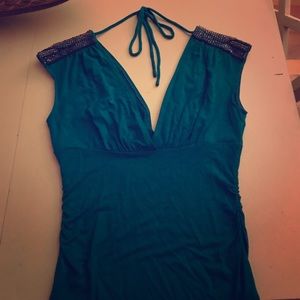 Guess top with beaded shoulders 🖤🎉🖤🎉