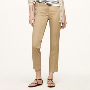 J.Crew Campbell Capri Tan Pants - Size 2
