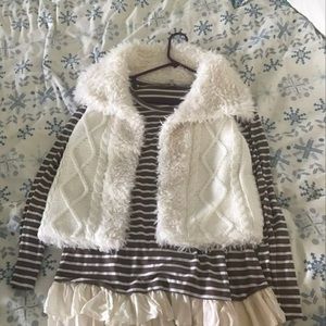 Blouse and vest