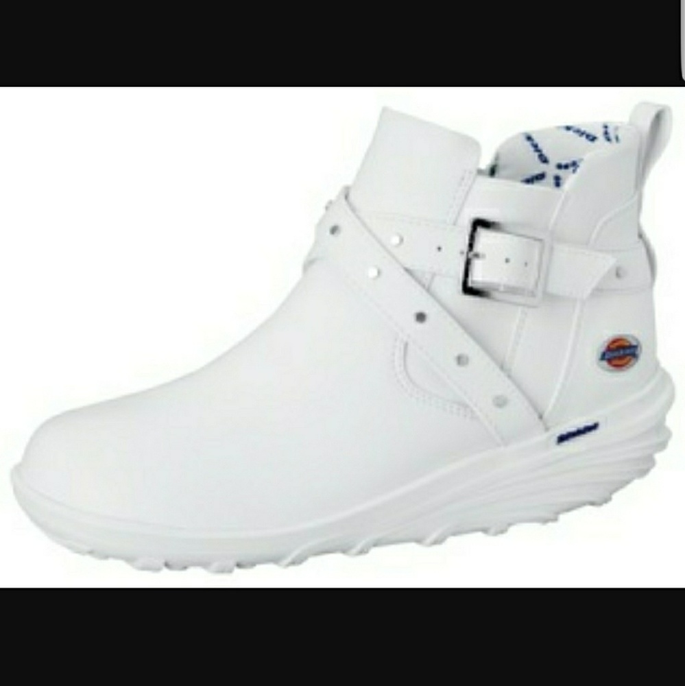 RARE White Dickies Radical Non-slip Bootie