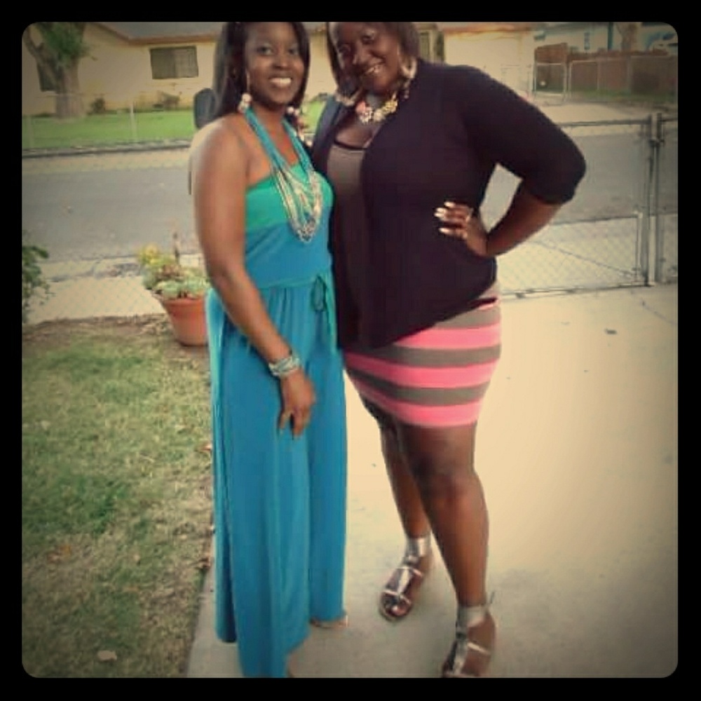 MSK Turquoise/Jade Strapless Wide-leg Jumpsuit S