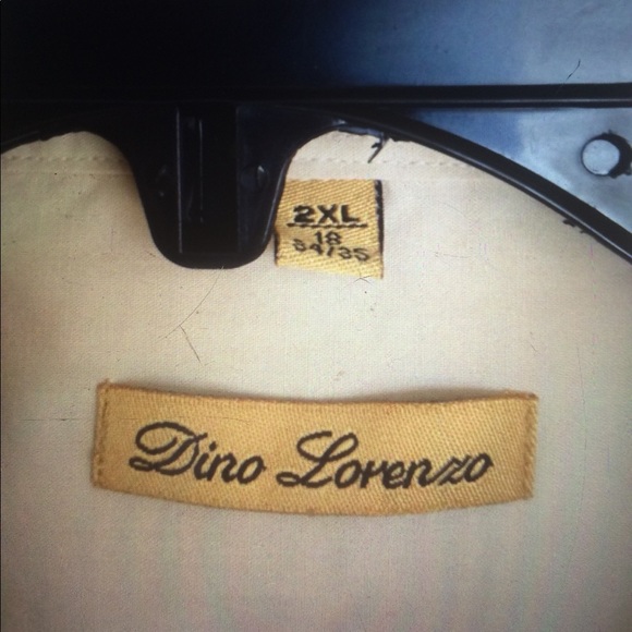 💰"Dino Lorenzo" Men's Long Sleeves Shirt Size XXL - Picture 2 of 4