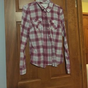 Aeropostale Plaid Button Down