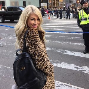 Michael Kors Black Leather Backpack