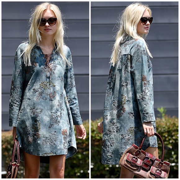 Angeliques Atelier Dresses & Skirts - WONDERLAND TEAL LACE UP DRESS