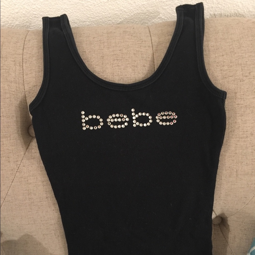 Black tank top