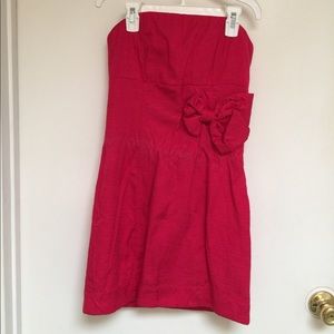 Hot pink juniors dress