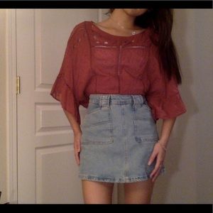 Beautiful Burnt Sienna/Copper Blouse