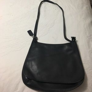 Authentic Vintage Coach Cross Body Black Purse
