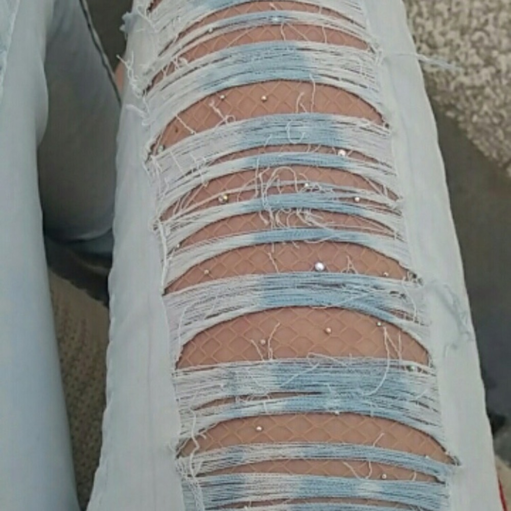 Light colored Fishnets