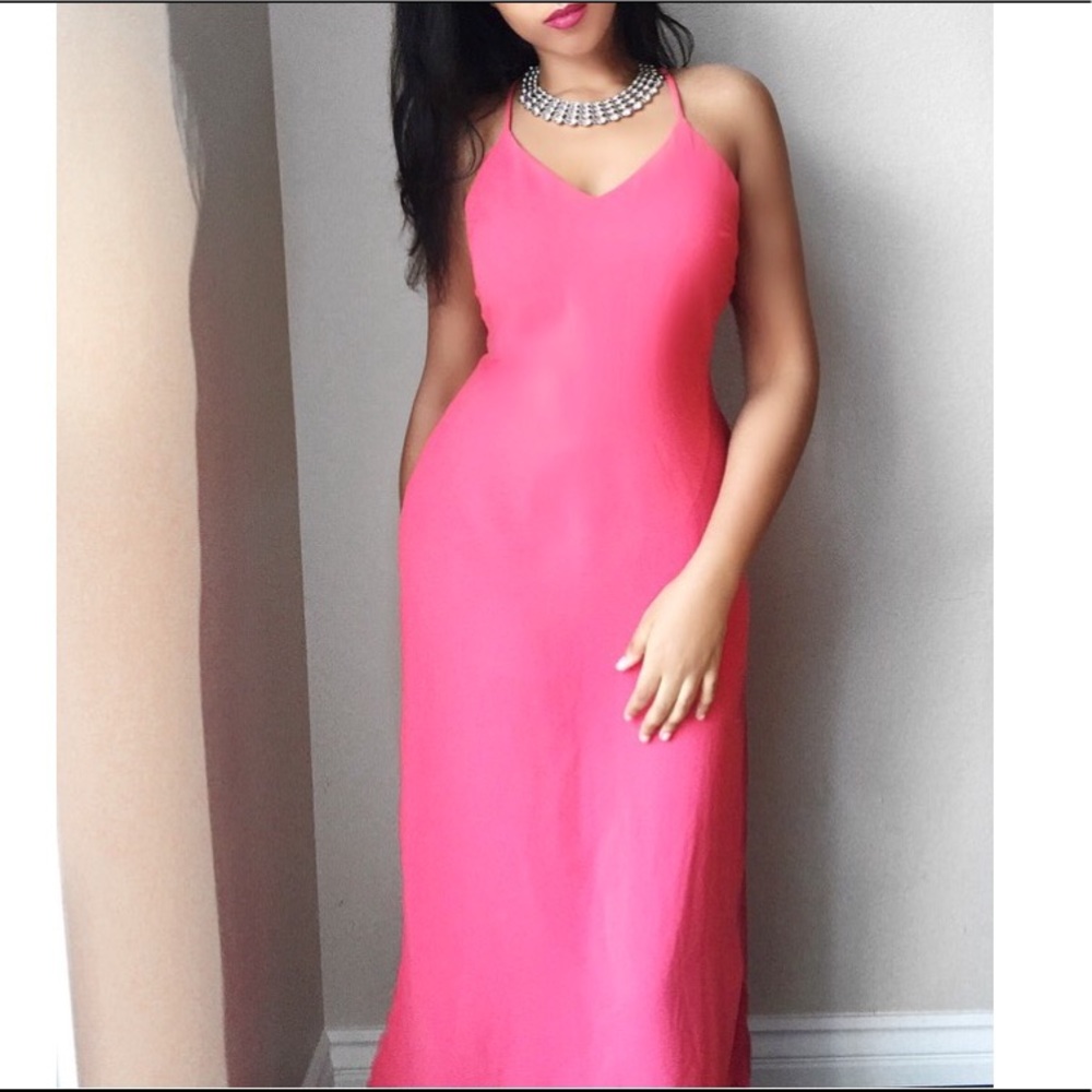 Bold Pink Maxi
