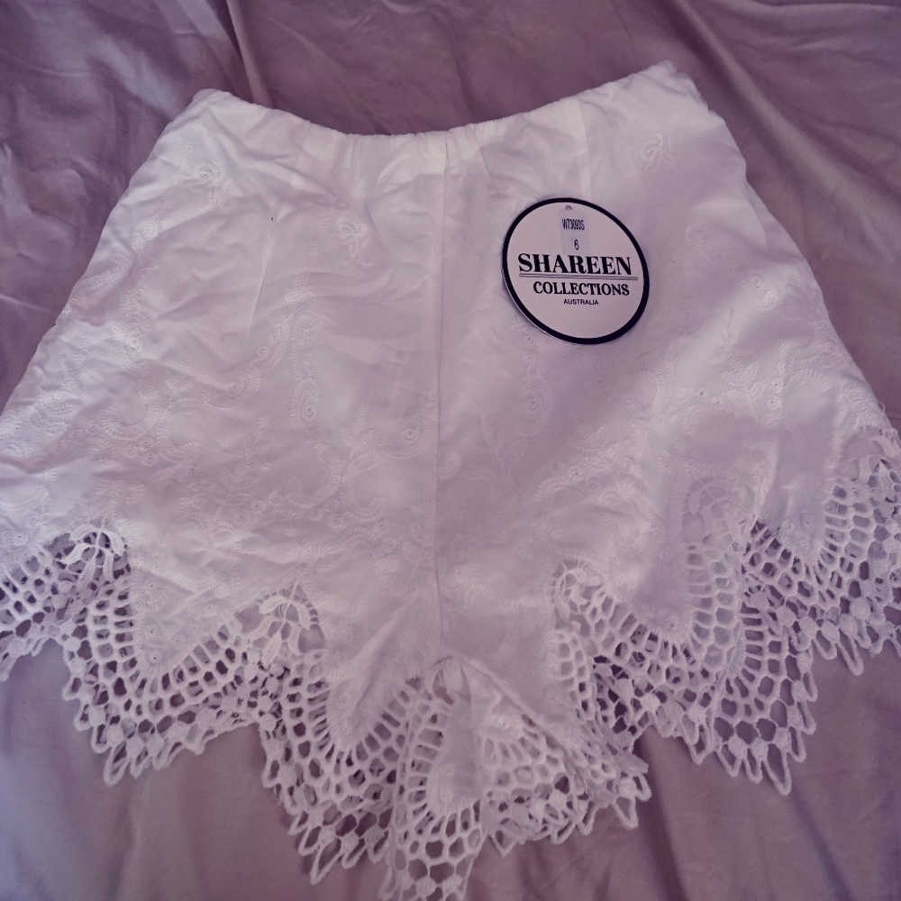 LF white lace shorts - 50% off NEVER WORN