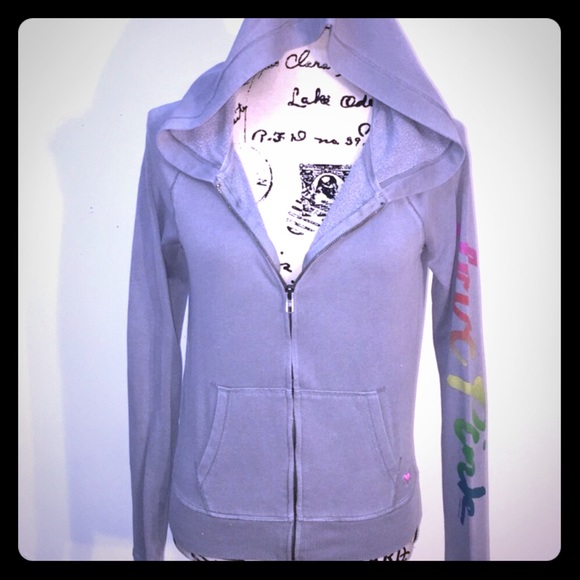 Victoria secret punk sweatshirt size xsmall - Picture 1 of 2