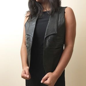 Vintage leather vest