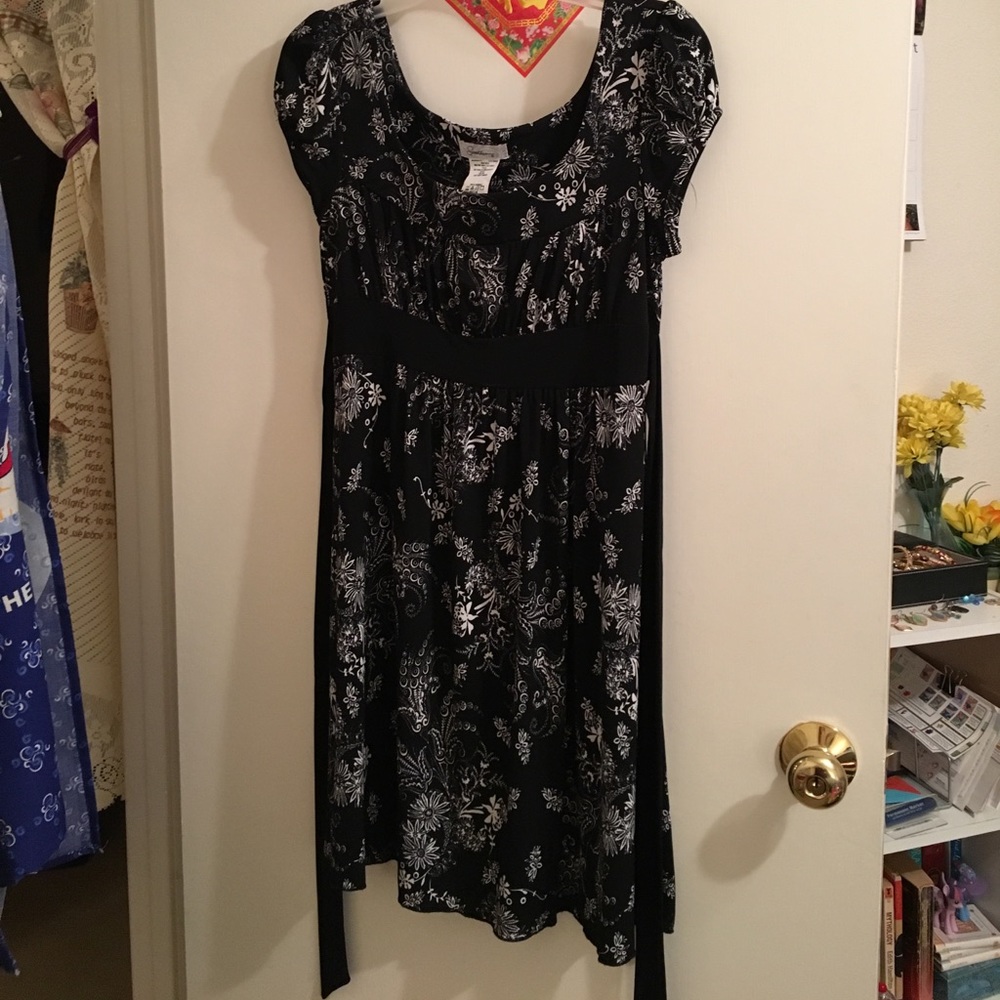 Black and white babydoll dress!