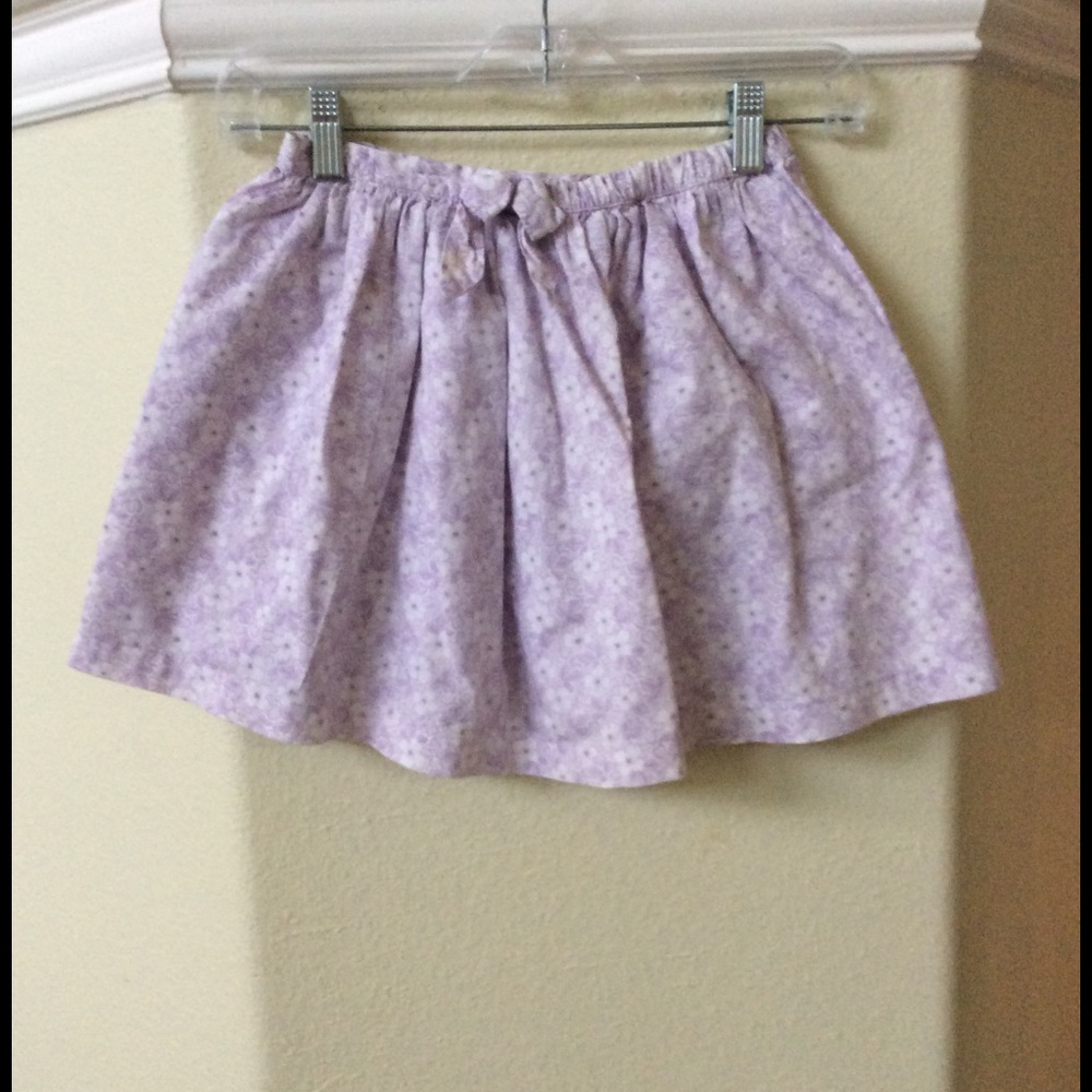 Lilac flare flower skirt