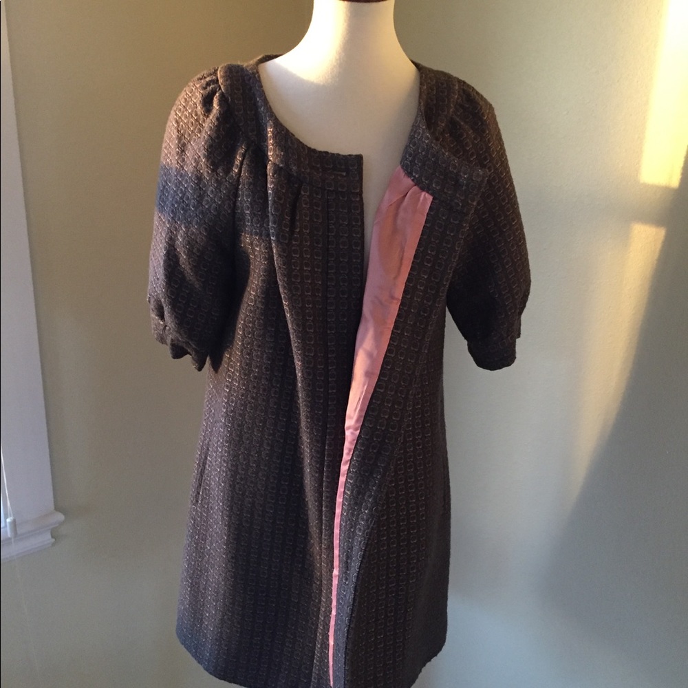 Tweed 3/4 sleeve coat
