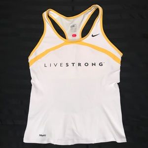 NIKE "Livestrong" Special Edition White Top M
