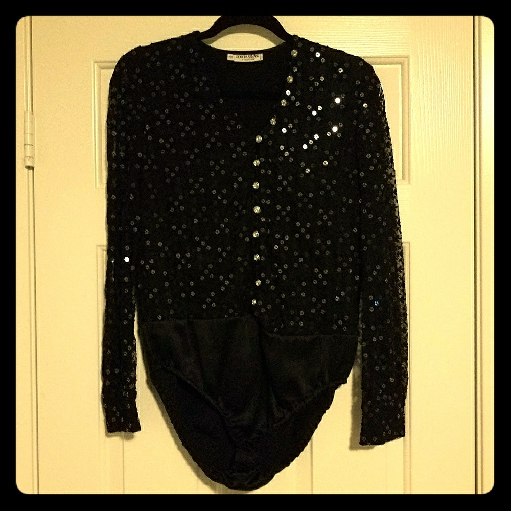 Sexy Giorgio Armani sequins bodyshirt
