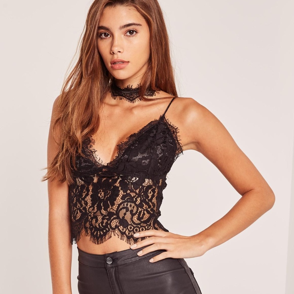 Lacey/Sexy black choker top - 30% off