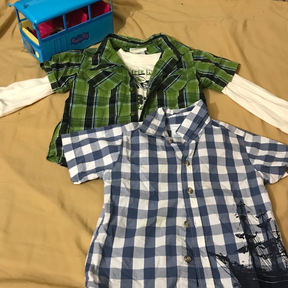 Cool plaid shirt for cute little toddler