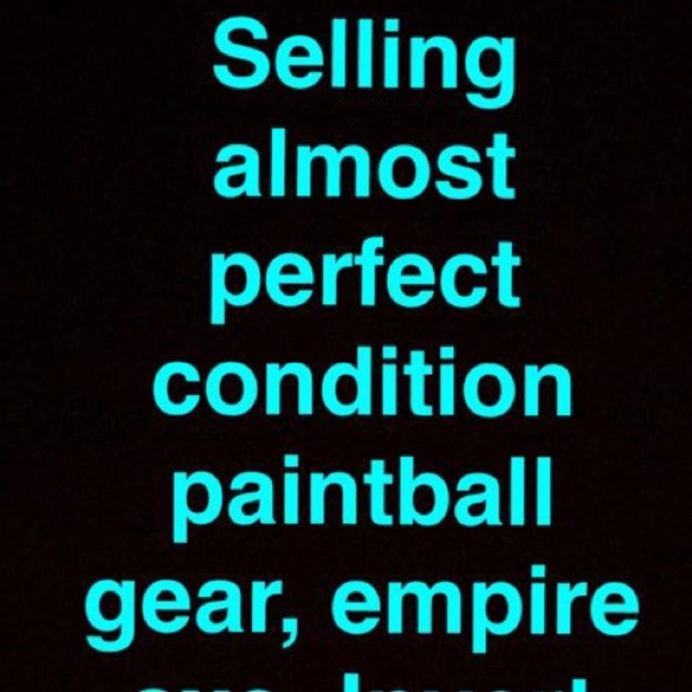 Paintball gear