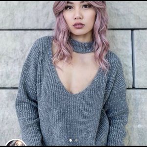 Grey sweater