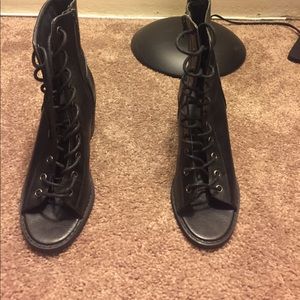 Boot open toe heels 👠