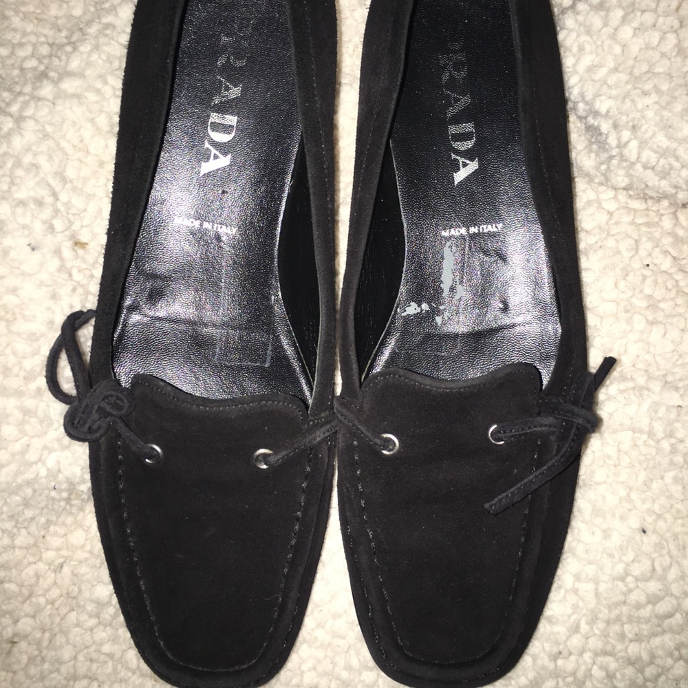 Prada Suede Loafers