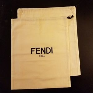 Authentic Fendi Women's Shoe Dust Bags (2) | $20