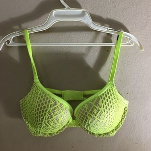 Nwt victoria secret neon green 32d bra