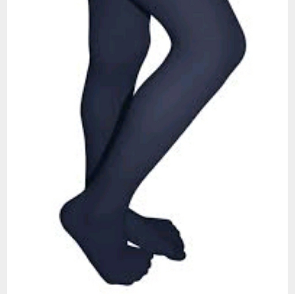 Girl's fashion footed tights blue