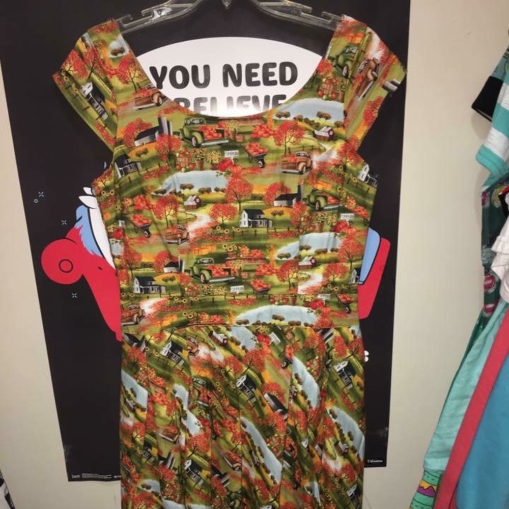 Retrolicious size L fall dress