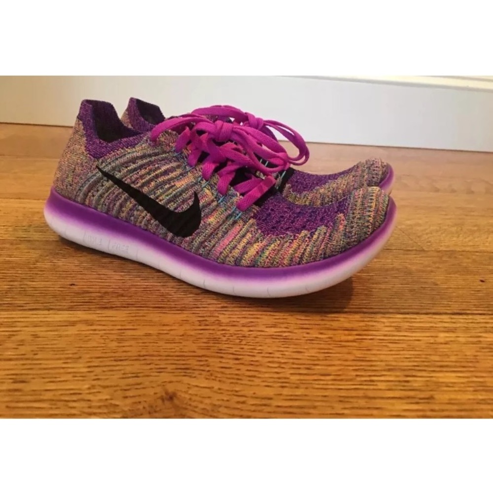 Nike free flyknit RN violet 7.5