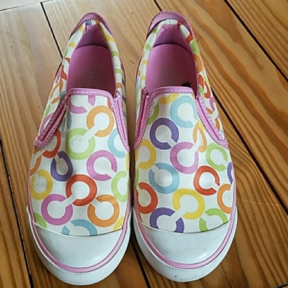 Coach size 8 Slip ons