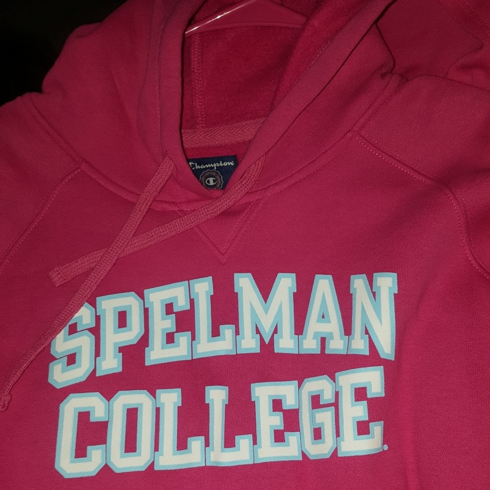 Hot pink Spelman Hoodie
