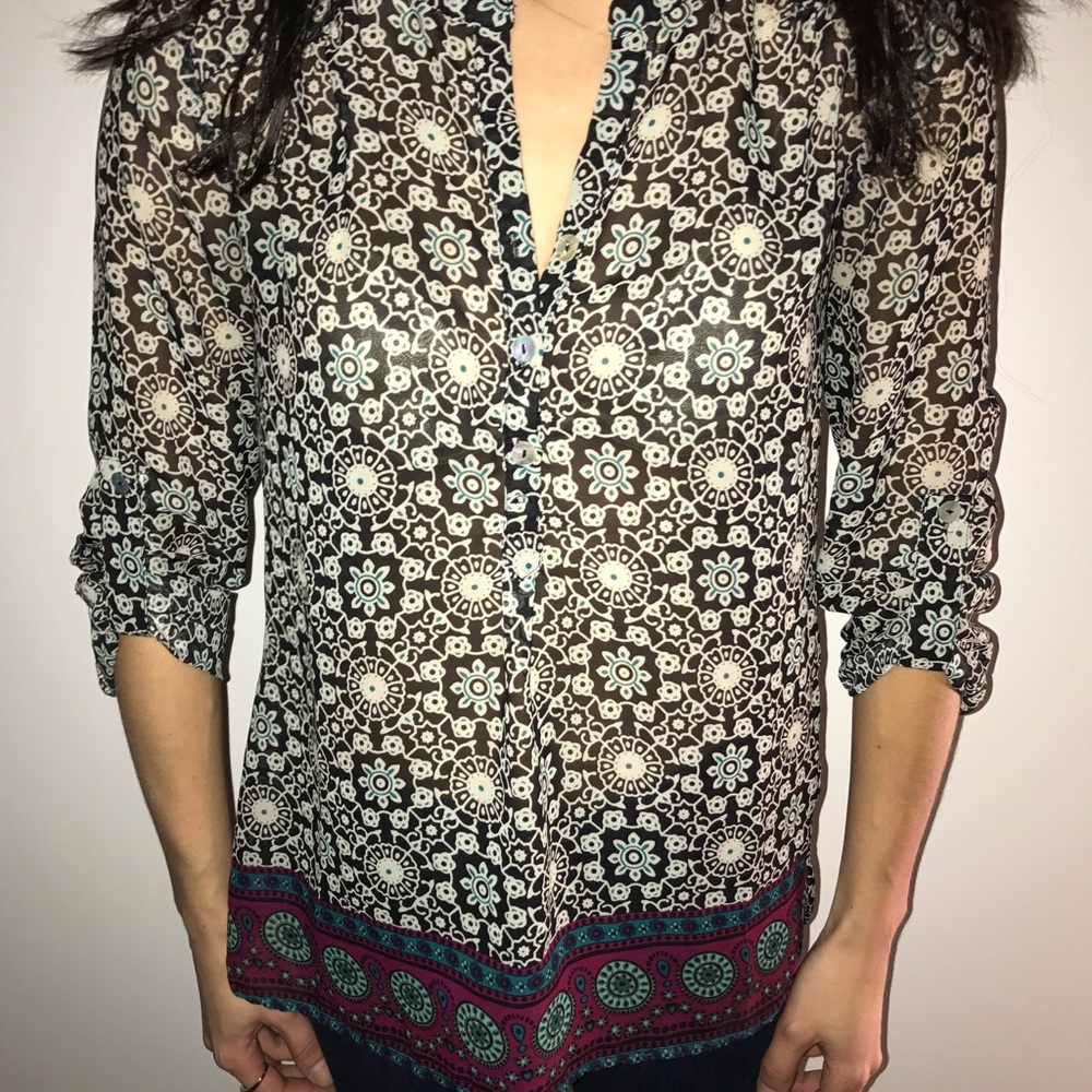 Patterned blouse