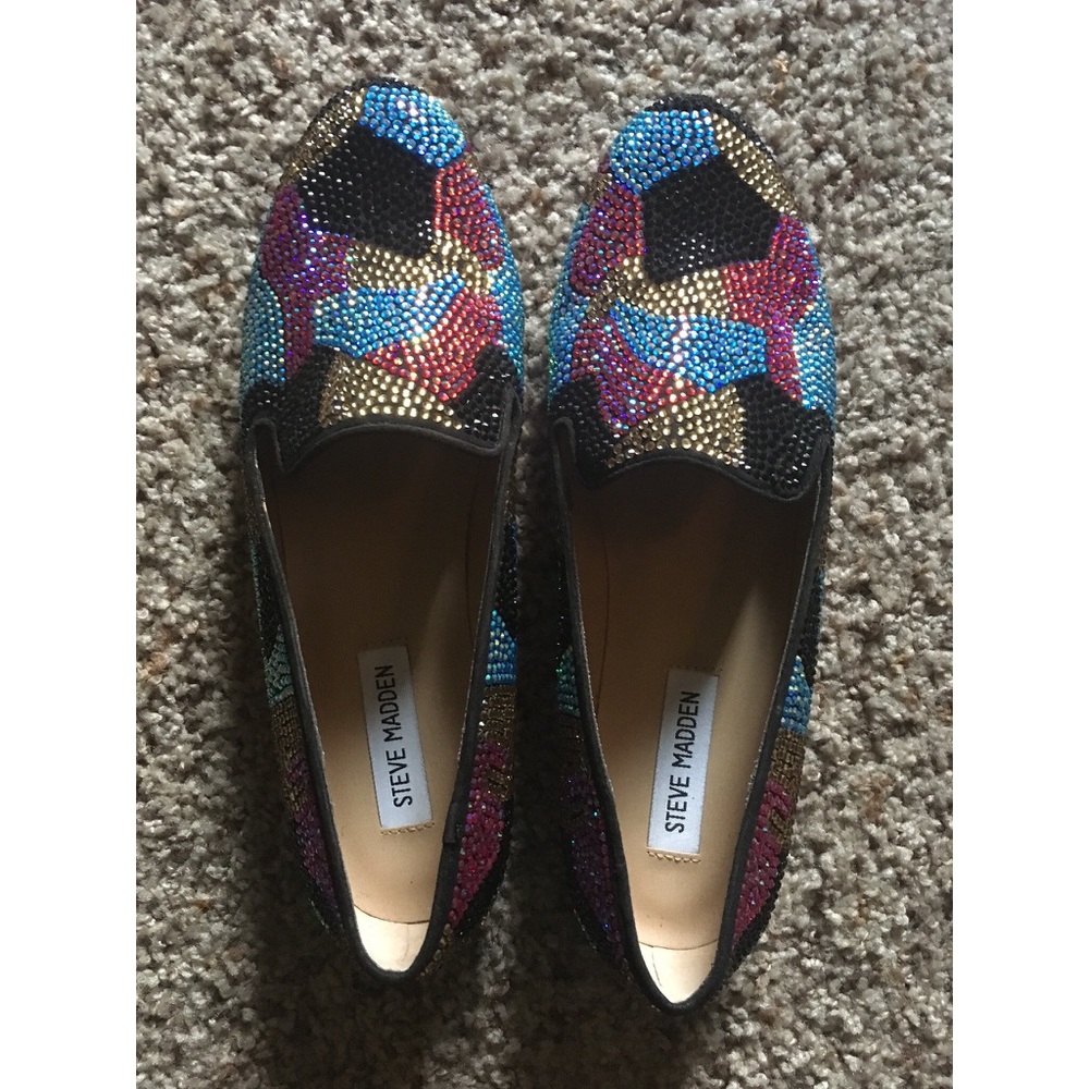 Steve Madden Jeweled Loafers