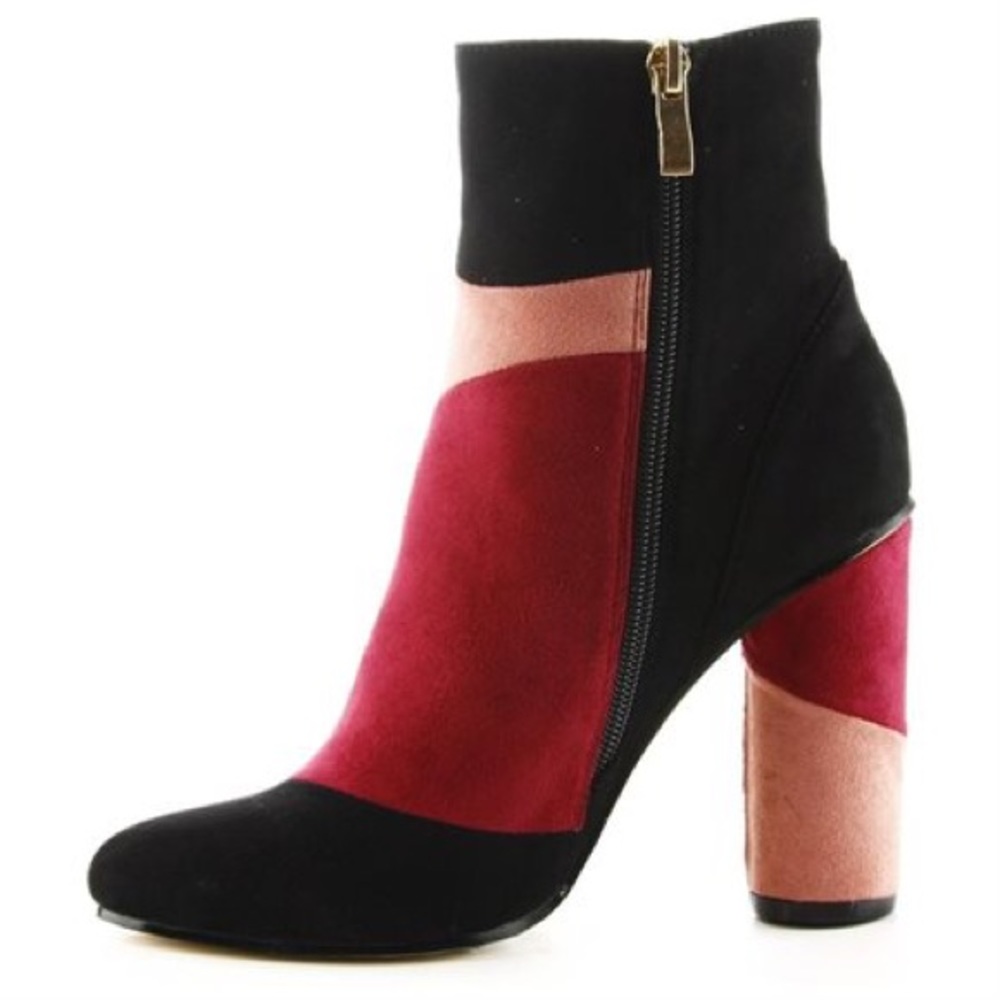 Color Block booties - Picture 2 of 3